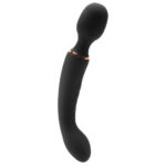 Gia massage stick and G-type vibrator (black)
