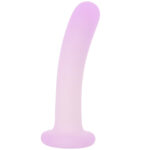 Lavender mist, slender curves, and atmospheric mood.