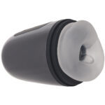 Gunmetal grey vibrating masturbator
