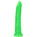 RealRock-Glow-In-The-Dark-10-Inch-Slim-Dildo-in-Green