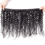 Tinashe Brazilian Curly Human Hair Weft With Closure 100% Virgin Human Hair 4 Bundles With 5×5 Closure - Image 4