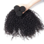 Tinashe Brazilian Curly Human Hair Weft With Closure 100% Virgin Human Hair 4 Bundles With 5×5 Closure - Image 5