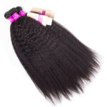 Tinashe Hair Brazilian Kinky Straight Hair 4 Bundles Deal Mink Brazilian Hair Yaki Straight Human Hair Weave - Image 3