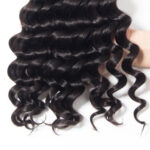 Lace Frontal Closure With Bundles Loose Deep Wave Brazilian Hair Weave 3 Bundles With Frontal Can Be Dyed And Bleached - Image 5