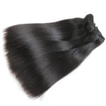 12A Straight Hair Double Drawn Raw Virgin Human Hair Weaves 3 Bundles Top Quality - Image 4