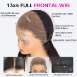4C Edges Hairline | Deep Wave 6×5 13×4 HD Lace Glueless Human Hair Wig Realistic Hairline - Image 7