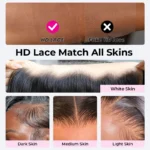Skinmelt Real HD Lace 13×4 Frontal Closure 1 PCS Straight/Body Wave Human Hair - Image 5