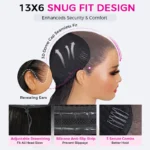 Flash Deal Straight Human Hair Glueless Wig 6×5 13×6 HD Lace Pre Plucked & Bleached Drawstring Wig - Image 9