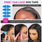 Water Wave Pull Go Drawstring Glueless 6×5 13×6 PartingMax HD Lace Frontal Human Hair Wig - Image 13