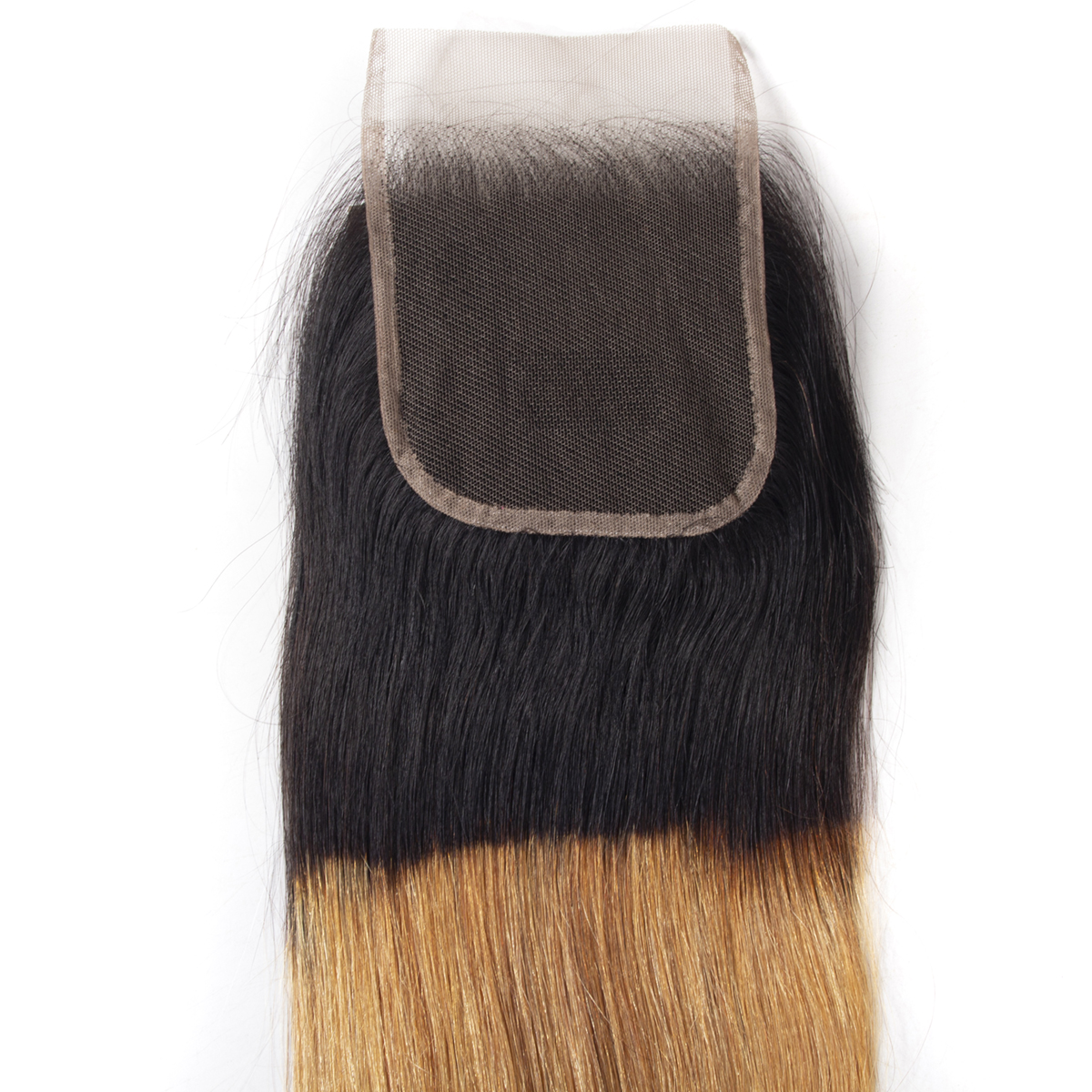 1B 27 straight hair lace closure 1