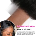 Loose Wave 3 Bundles With 13×4 Lace Frontal 100% Virgin Human Hair Spring Curly Extension - Image 9