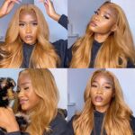 #27 Honey Blonde Body Wave Wig 6×5 13×4 HD Lace Front Wig 180% Human Hair Wig - Image 7