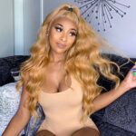 #27 Honey Blonde Body Wave Wig 6×5 13×4 HD Lace Front Wig 180% Human Hair Wig - Image 6