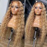 #27 Honey Blonde Loose Deep Wave HD Lace Wig Human Hair Wig 180% Density - Image 3