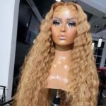 #27 Honey Blonde Loose Deep Wave HD Lace Wig Human Hair Wig 180% Density - Image 4
