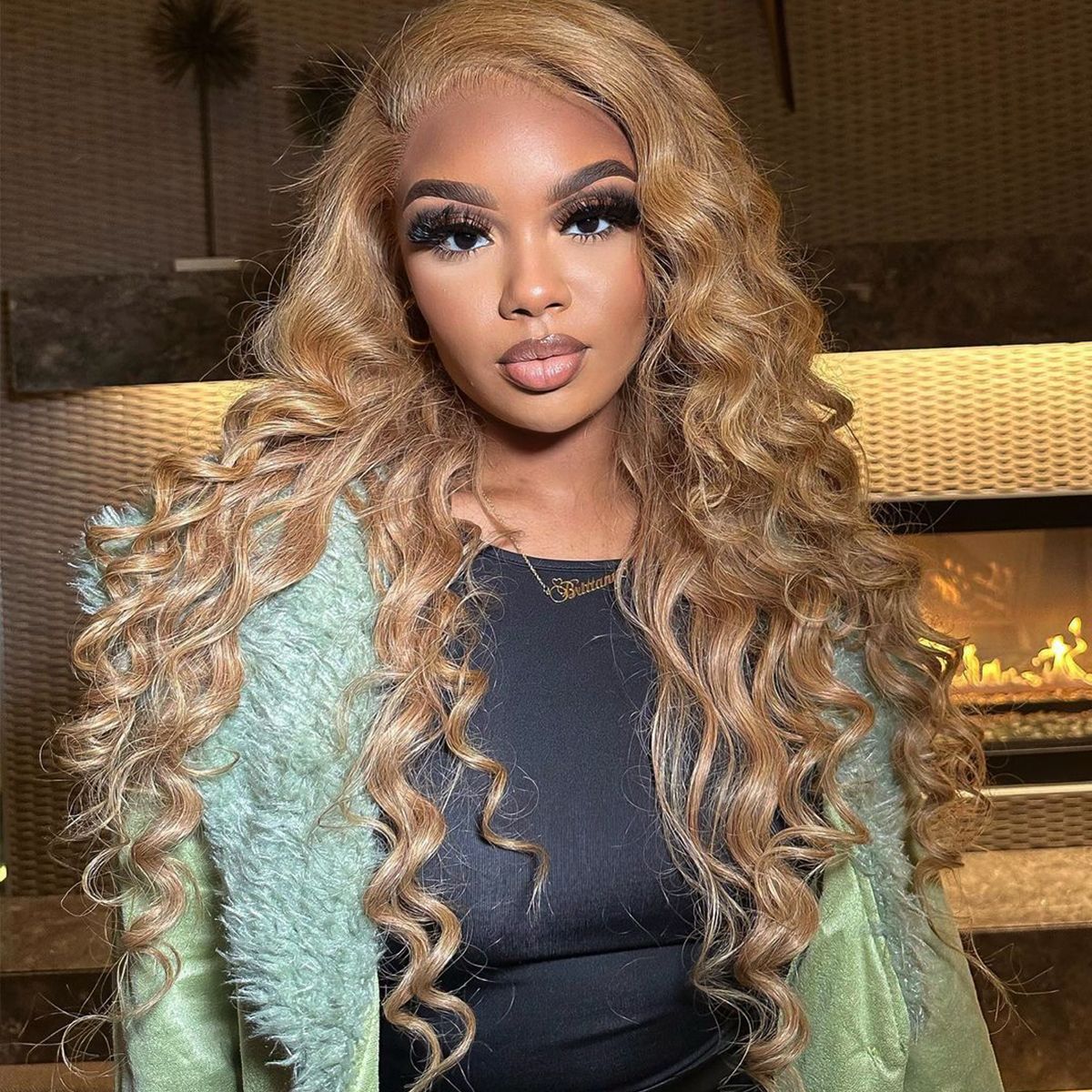 #27 Honey Blonde Loose Deep Wave HD Lace Wig Human Hair Wig 180% Density #27 Honey Blonde Loose Deep Wave HD Lace Wig Human Hair Wig 180% Density - Image 1