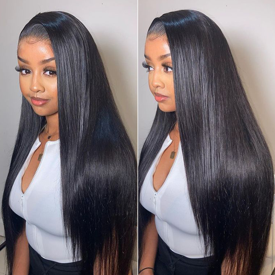 New Invisi-Strap 360 Lace Frontal Straight Human Hair Wigs For Women 180% Density New Invisi-Strap 360 Lace Frontal Straight Human Hair Wigs For Women 180% Density - Image 1