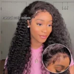 4C Edges Hairline | Deep Wave 6×5 13×4 HD Lace Glueless Human Hair Wig Realistic Hairline