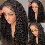4C Edges Hairline | Deep Wave 6×5 13×4 HD Lace Glueless Human Hair Wig Realistic Hairline - Image 3
