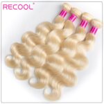613 Blonde 4 Bundles Body Wave Blonde Weave Human Hair Weave - Image 3