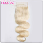 Brazilian 3 Bundles Body Wave 613 Blonde Human Hair Weaves With 5×5 Lace Closure - Image 5