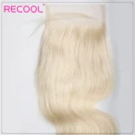 Brazilian 3 Bundles Body Wave 613 Blonde Human Hair Weaves With 5×5 Lace Closure - Image 9