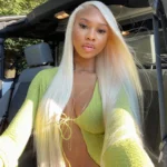 613 Blonde Silky Straight 6×5 HD Lace Glueless Human Hair Wig Pre Bleached Knots 180% Density - Image 4