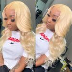 613 Blonde Body Wave Human Hair Lace Front Wigs 180% Density - Image 11