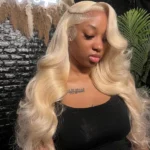 613 Blonde Brazilian Body Wave Human Hair Wigs 13×4 13×6 HD Lace Front Wigs 180% Density - Image 10
