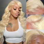 613 Blonde Brazilian Body Wave Human Hair Wigs 13×4 13×6 HD Lace Front Wigs 180% Density - Image 11