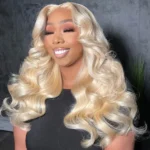 613 Blonde Body Wave 6×5 Lace Wear Go Glueless Wig 100% Human Hair Pre Bleached Knots Easily Redyed