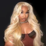 613 Blonde Body Wave 6×5 Lace Wear Go Glueless Wig 100% Human Hair Pre Bleached Knots Easily Redyed - Image 3