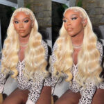 613 Blonde Brazilian Body Wave Human Hair Wigs 13×4 13×6 HD Lace Front Wigs 180% Density - Image 3