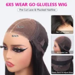 4/27 Highlight Honey Blonde Color Body Wave 6×5 Wear Go 13×4 HD Glueless Lace Frontal Wig - Image 11