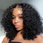 Big Curly Undetectable Lace Short Wig Deep Curly Glueless Lace Wig 180% Density - Image 9