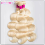 613 Blonde 4 Bundles Body Wave Blonde Weave Human Hair Weave - Image 4