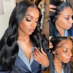13×4 Full Frontal HD Lace Wigs Pre-Bleached Knots Glueless Body Wave Human Hair Wigs - Image 2