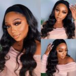 Body Wave Headband Wigs Human Hair Wigs No Glue No Gel Half Wig Easy Install - Image 6