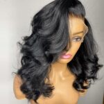 Barrel Curls Glueless Lace Wig 6×5 / 13×4 Undetectable HD Lace Front Short Wigs 250% - Image 2
