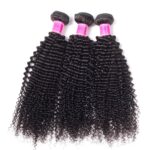 Kinky Curly Hair Weave 3 Bundles Recool Hair 10A Virgin Brazilian Hair Bundles For Sale