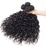 Wet And Wavy Human Hair Weave 4 Bundles Recool Hair Virgin Brazilian Hair Water Wave Bundles