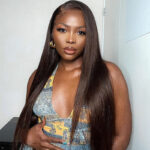 Brown Color Human Hair Lace Frontal Wig Straight Hair 6×5 Wear Go 13×4 HD Frontal Colored Wig - Image 9