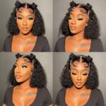 Curly Short Bob Wigs 13×4 Human Hair Wigs 150% - Image 7