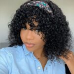 Glueless Short Curly Human Hair Bob Wig Machine Made - Image 4