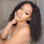 Curly Short Bob Wigs 13×4 Human Hair Wigs 150% - Image 6