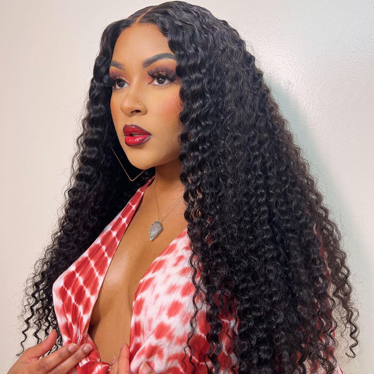 Deep Wave 6×5 13×4 13×6 HD Lace Frontal Wig 200% 250% High Density Human Hair Wig Plucked & Bleached Deep Wave 6×5 13×4 13×6 HD Lace Frontal Wig 200% 250% High Density Human Hair Wig Plucked & Bleached - Image 1