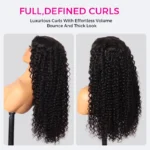 Deep Wave 6×5 13×4 HD Lace Human Hair Wigs Pre Plucked Curly Wig 200% Density - Image 6
