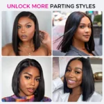 Sleek Bone Straight Bob 6×5 HD Lace Wig Double Drawn Quality Middle/C Part Raw Vietnamese Hair - Image 11