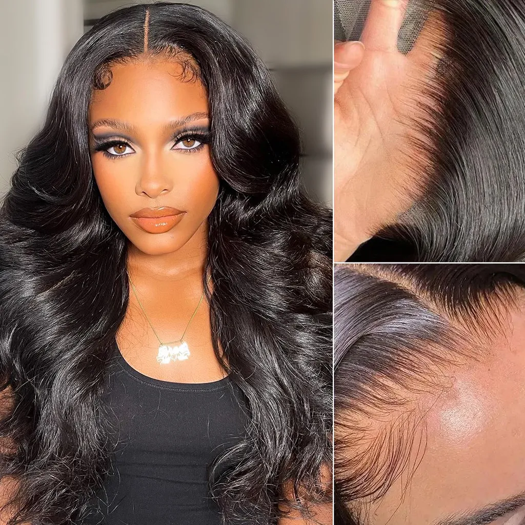 Body Wave 13×4 13×6 Undetectable HD Lace Front Wigs Pre-Cut 6×5 Lace Human Hair Wig Body Wave 13×4 13×6 Undetectable HD Lace Front Wigs Pre-Cut 6×5 Lace Human Hair Wig - Image 1