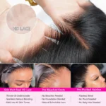 Curly 13×4 13×6 Glueless HD Lace Human Hair Frontal Wig Bleached Knots Plucked Hairline 180% Density - Image 13